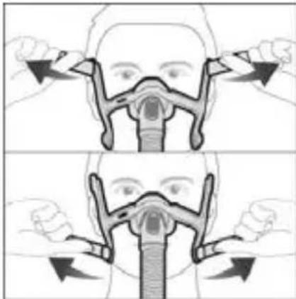 ResMed AirFit N20 - Adjusting your mask - 2