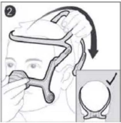 ResMed AirFit N20 - Fitting your mask - 2
