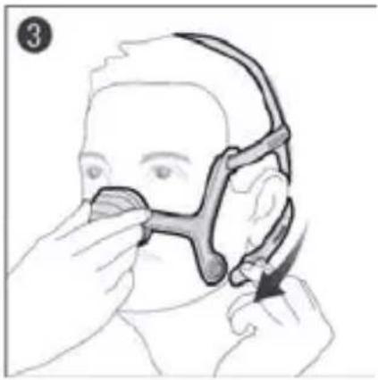 ResMed AirFit N20 - Fitting your mask - 3