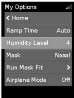 ResMed AirSense 10 Elite - Humidity Level - 1