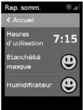 ResMed AirSense 10 Elite - Arrêt du traitement - 1