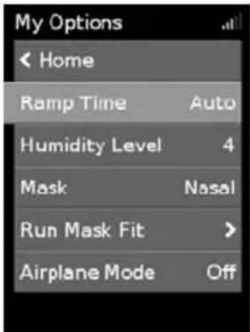 ResMed AirSense 10 Elite - Ramp Time - 1