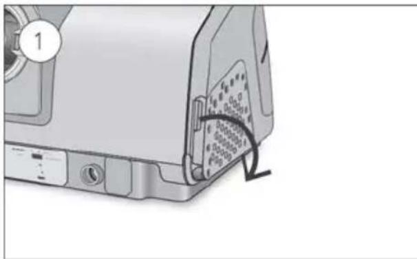 ResMed AirSense 10 Elite - Menjava zračnega filtra: - 1