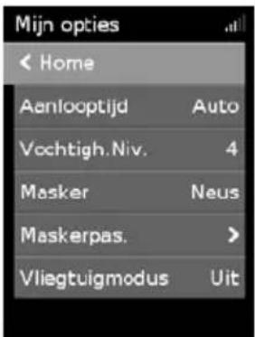 ResMed AirSense 10 Elite - Mijn opties - 2