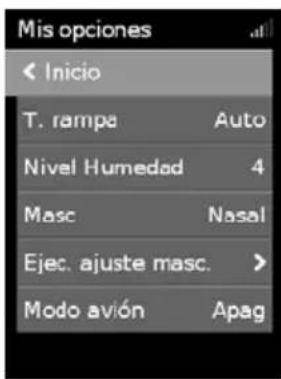 ResMed AirSense 10 Elite - Mis opciones - 2