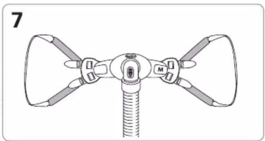ResMed Swift FX Bella Gray - Reassembly / Zusammenbau / Remontage / Riassemblaggio / Opnieuw monteren - 7