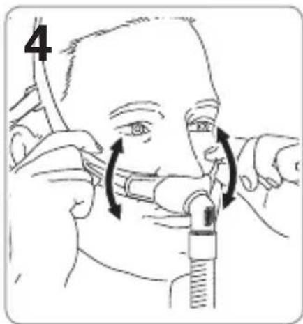 ResMed Swift FX Bella Gray - Fitting / Anlagen / Mise en place / Applicazione / Opzetten - 4