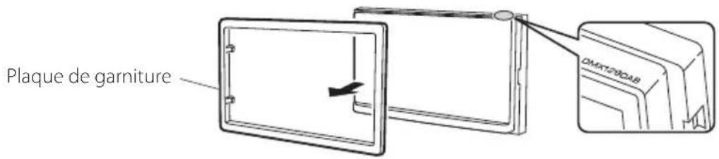 KENWOOD DMX1029BT - Position d'indication du nom du modèle - 1