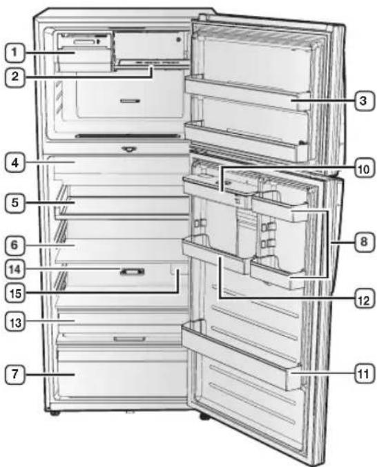 SAMSUNG RT46H5321SP - Close the refrigerator door after fitting the water tank. - 4