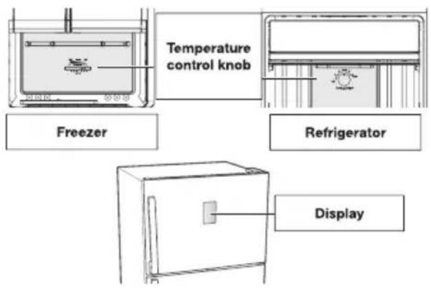 SAMSUNG RT46H5321SP - CONTROLLING THE TEMPERATURE - 1