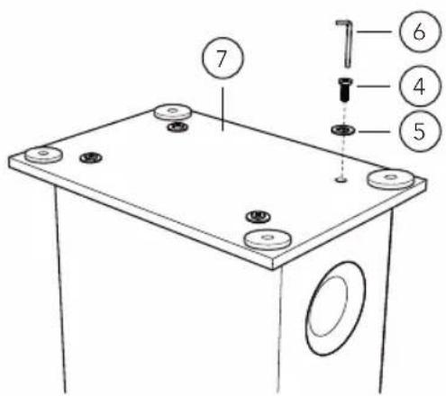 TRIANGLE ESPRIT Ez - Australe Ez feet assembly - 2