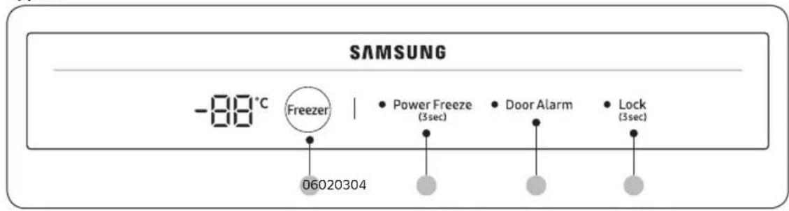 SAMSUNG RZ32C76CE22 - Panneau de commande - 3