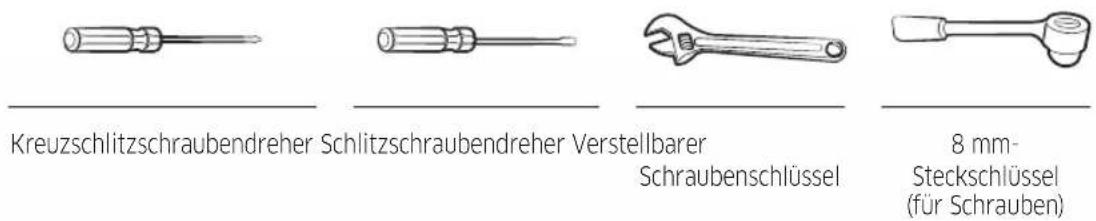 SAMSUNG RZ32C76CE22 - Benötigte Werkzeuge (nicht mitgeliefert) - 1