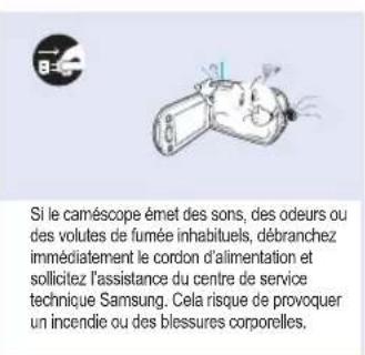 SAMSUNG SMX-F53SP - AVERTISSEMENT - 25