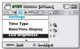 SAMSUNG SMX-F53SP - LCD BRIGHTNESS (Luminosité LCD) - 1