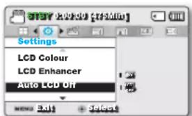 SAMSUNG SMX-F53SP - AUTO LCD OFF (Arrêt Auto LCD) - 1