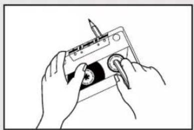 SAMSUNG MAX-DG53 - Précautions à prendre avec les cassettes audio - 1