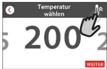 FRANKE FMY 99 P XS - TEMPERATUR / GRILL LEISTUNGSSTUFE - 2