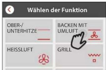 FRANKE FMY 99 P XS - AUSWÄHLEN EINER FUNKTION - 3