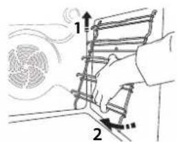 FRANKE FMY 99 P XS - REMOVING AND REFITTING THE SHELF GUIDES - 2