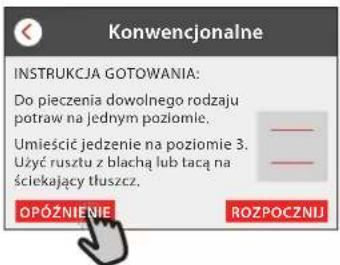 FRANKE FMY 99 P XS - USTAWIANIE OPÓŻNIENIA STARTU PIECZENIA - 1