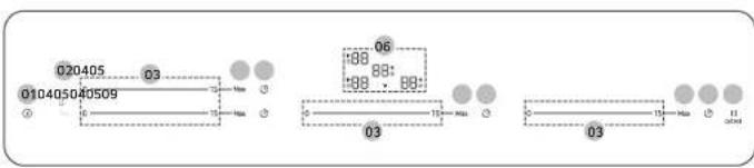 SAMSUNG NZ85C6058KK - Ovladaci panel - 1