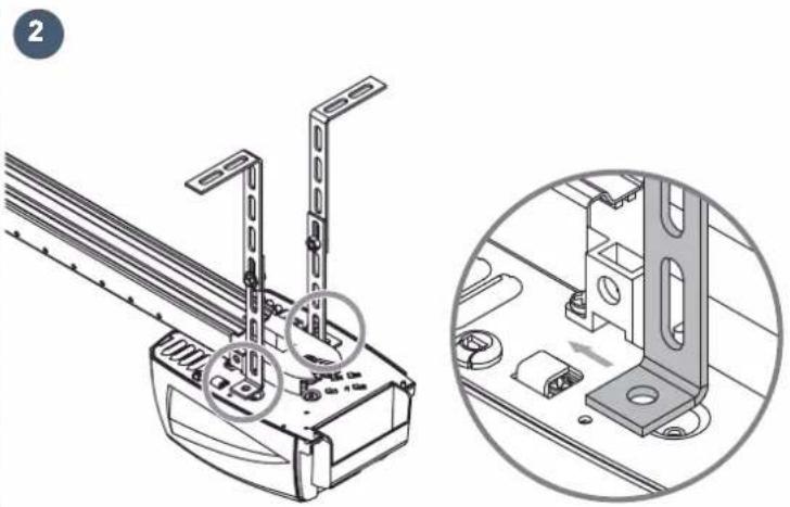 SOMFY GDK 1100 - Fixation - 8