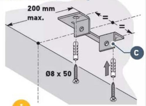SOMFY GDK 1100 - Case 2: Drive not against ceiling - 5