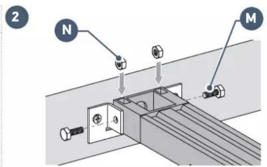 SOMFY GDK 1100 - Fixation - 3