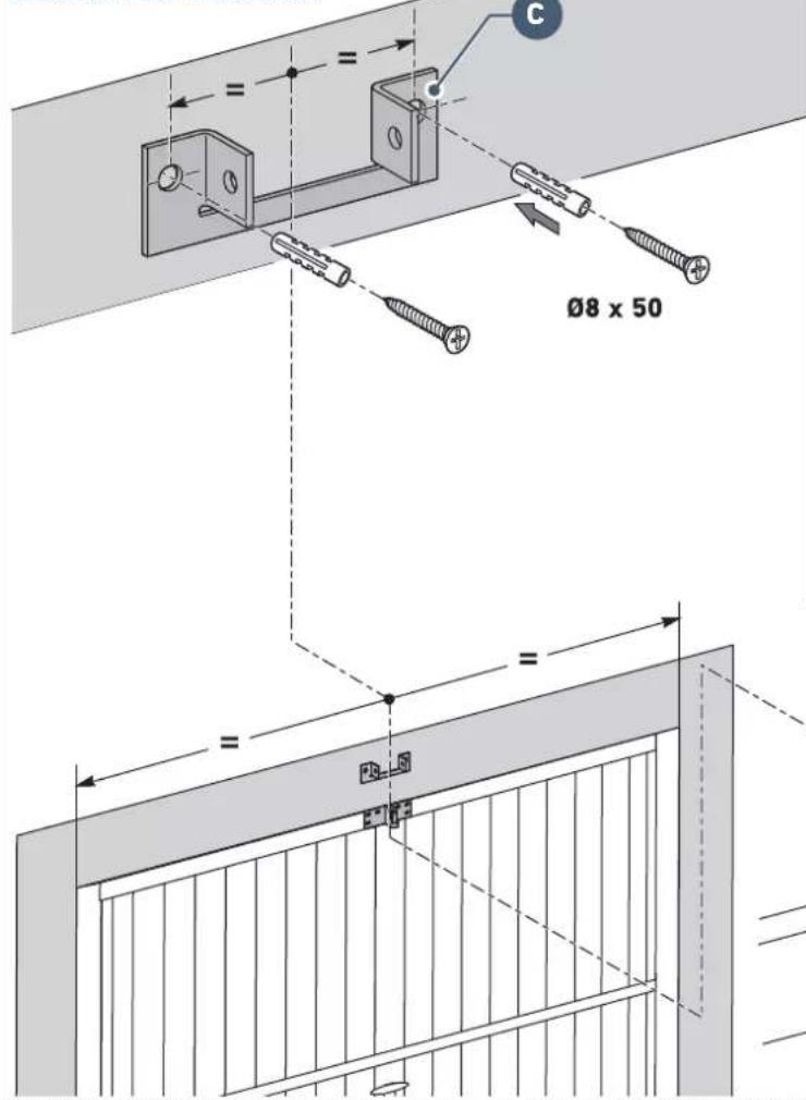 SOMFY GDK 1100 - Case 2: Drive not against ceiling - 4