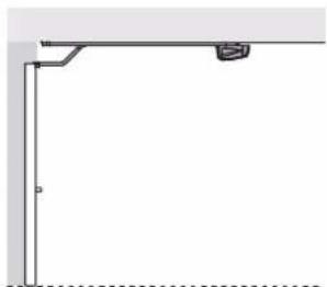 SOMFY GDK 1100 - Case 1: Drive against ceiling - 1