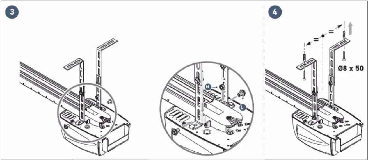 SOMFY GDK 1100 - Fixation - 9