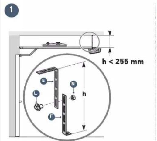 SOMFY GDK 1100 - Fixation - 7
