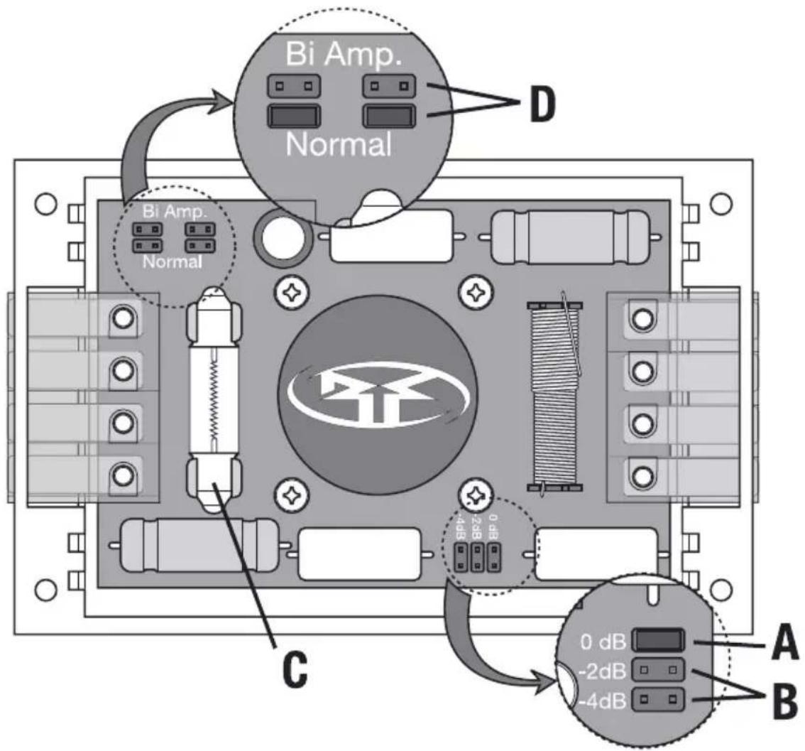 Rockford Fosgate T162S - To Bi-amp - 1