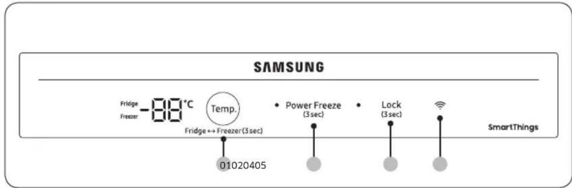 SAMSUNG RR39C76C339 - Functietoetsen - 2