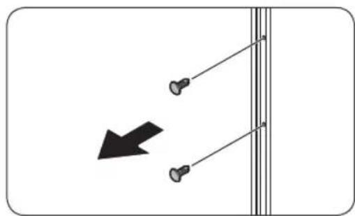 SAMSUNG RR39C76C339 - Inversion de la position de la poignée de porte - 3