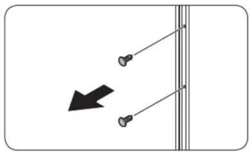 SAMSUNG RR39C76C339 - De positie van de deurhandgreep omkeren - 3