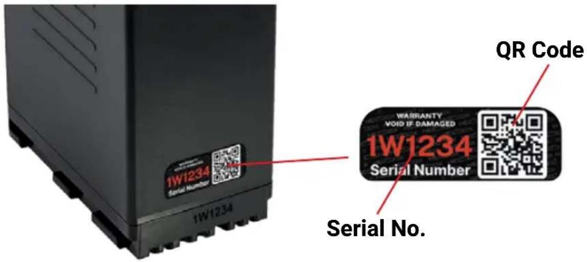 Hedbox HED-A60 - Étiquette de sécurité avec numéro de série QR Holo - 1