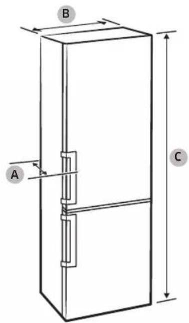 SAMSUNG RB38C7B5D22 - Dégagement - 2
