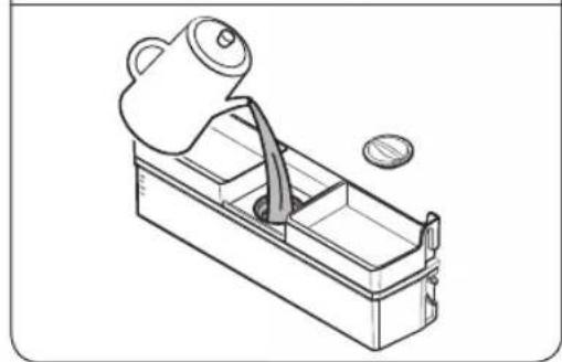 SAMSUNG RB3CT602EBN - So fullen Sie den Wassertank mit Trinkwasser - 3