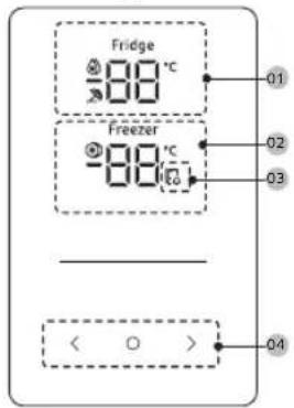 SAMSUNG RB3CT602EBN - Type knop - 1