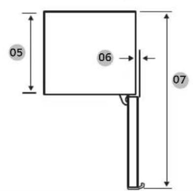 SAMSUNG RB3CT602EBN - Abstand - 5