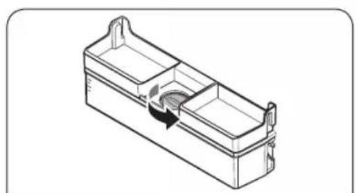SAMSUNG RB34C632DSA - So füllen Sie den Wassertank mit Trinkwasser - 2