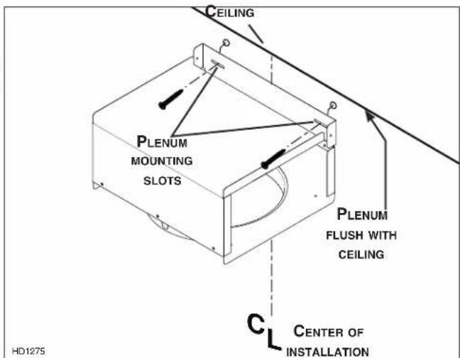 BEST AFBWCN1 - INSTALL PLENUM (NON-DUCTED INSTALLATION ONLY) - 1