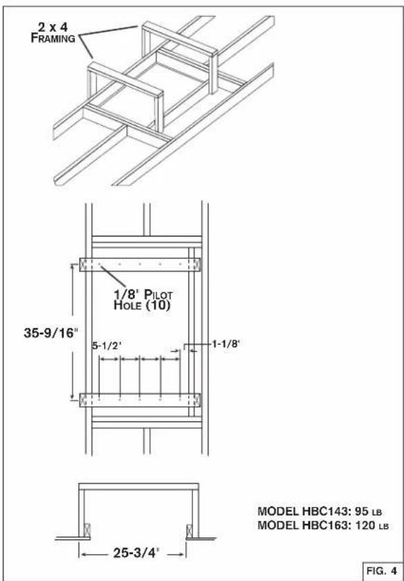 BEST HBC143EWH - CAUTION - 2