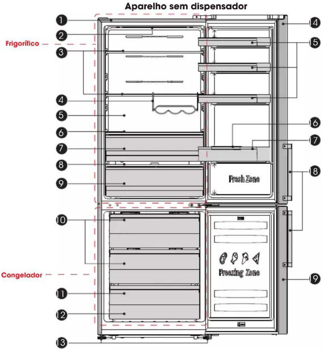 HISENSE RB645N4BFD - Descrição do aparelho - 1