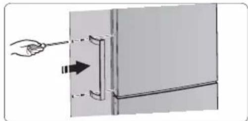HISENSE RB645N4BFD - Door handles(only for appliance with handle) - 1