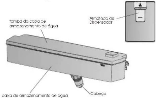 HISENSE RB645N4BFD - Dispensador de água (apenas nos aparelhos com dispensador) - 1