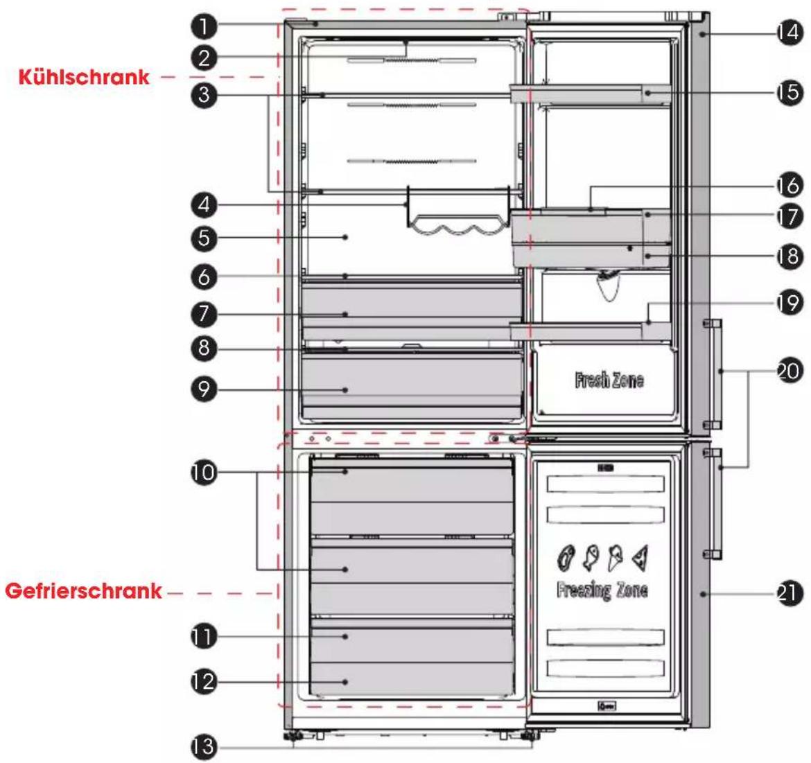 HISENSE RB645N4BFD - Haushaltsgerätebeschreibung - 1