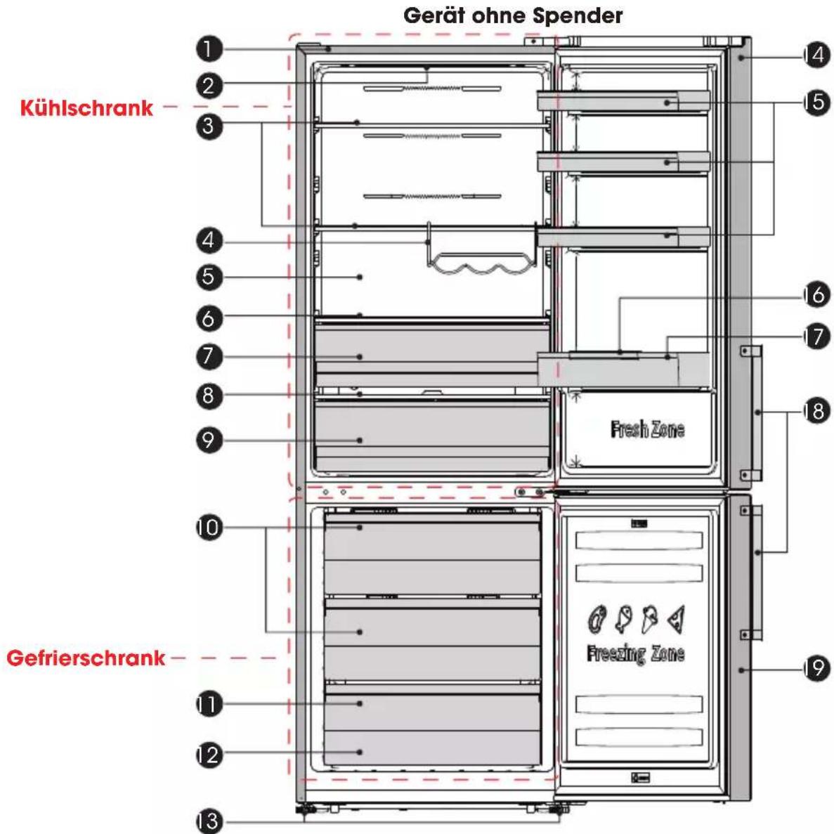 HISENSE RB645N4BFD - Haushaltsgerätebeschreibung - 1